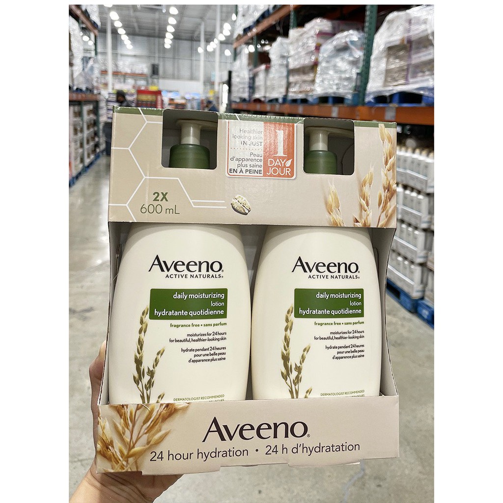 SỮA DƯỠNG THỂ AVEENO DAILY MOISTURIZING LOTION 591ML DƯỠNG ẨM NUÔI DƯỠNG LÀN DA TRẮNG MỊN KHỎE ĐẸP (CHUẨN COSTCO USA)