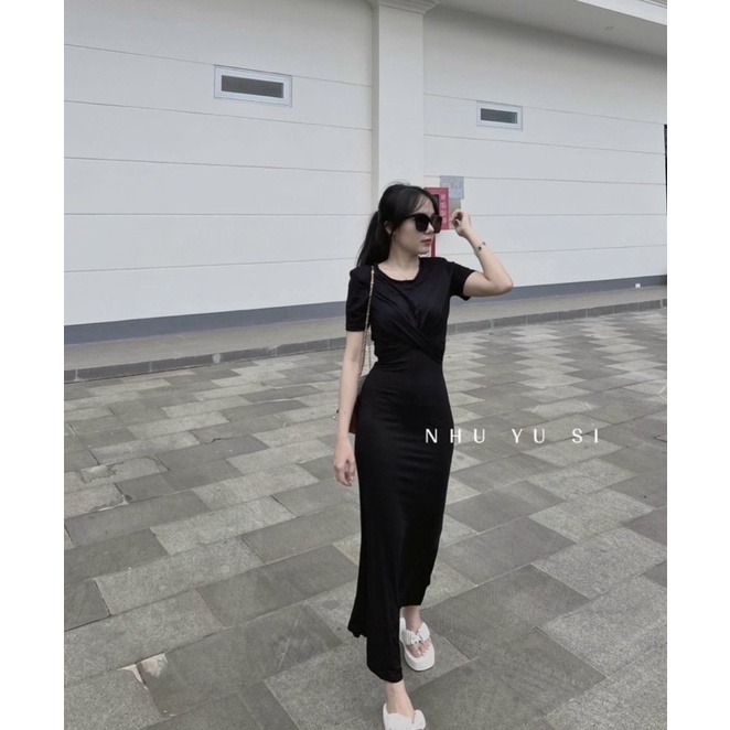 MAXI THUN XOẮN NGỰC Hè tới là dịp các nàng lên dáng đi chơi, những chiếc đầm basic tôn dáng chất đẹp rất xứng đáng
