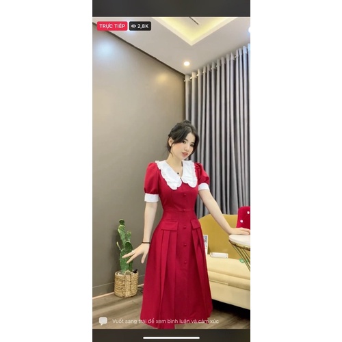 Đầm cổ bèo bigsize 50 đến 90kg
