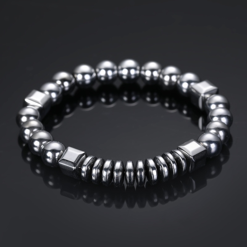 Vòng đeo tay RINHOO chuỗi hạt đá mã não thời trang dành cho nam và nữ