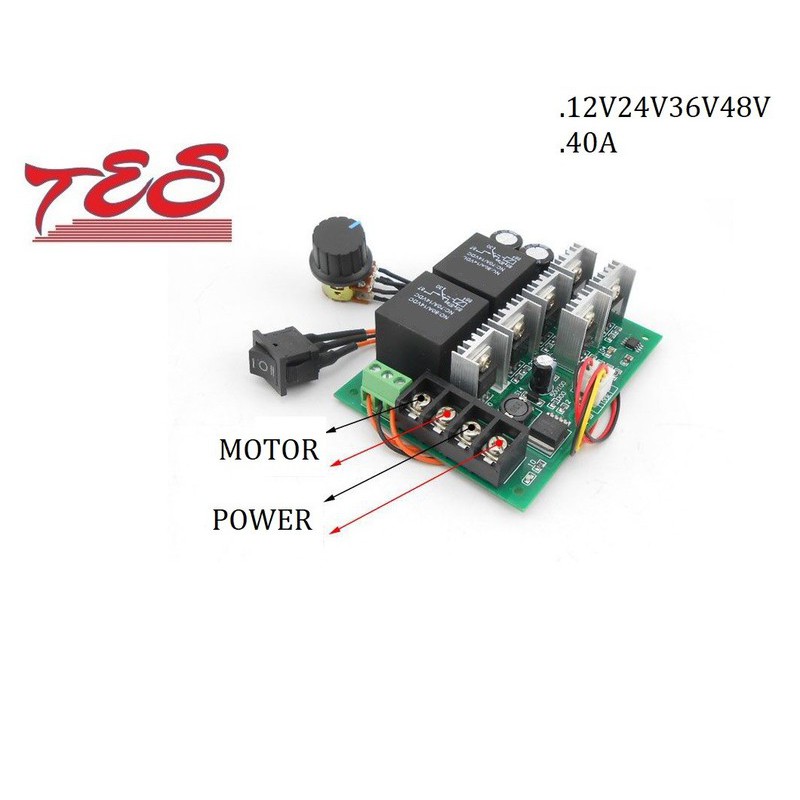 Mạch Điều Khiển Motor có Đảo Chiều 40A .   10-50V  _M710