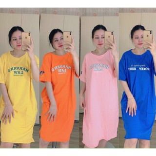ĐẦM THUN SUÔNG FORM RỘNG (KÈM VIDEO HÌNH THẬT)