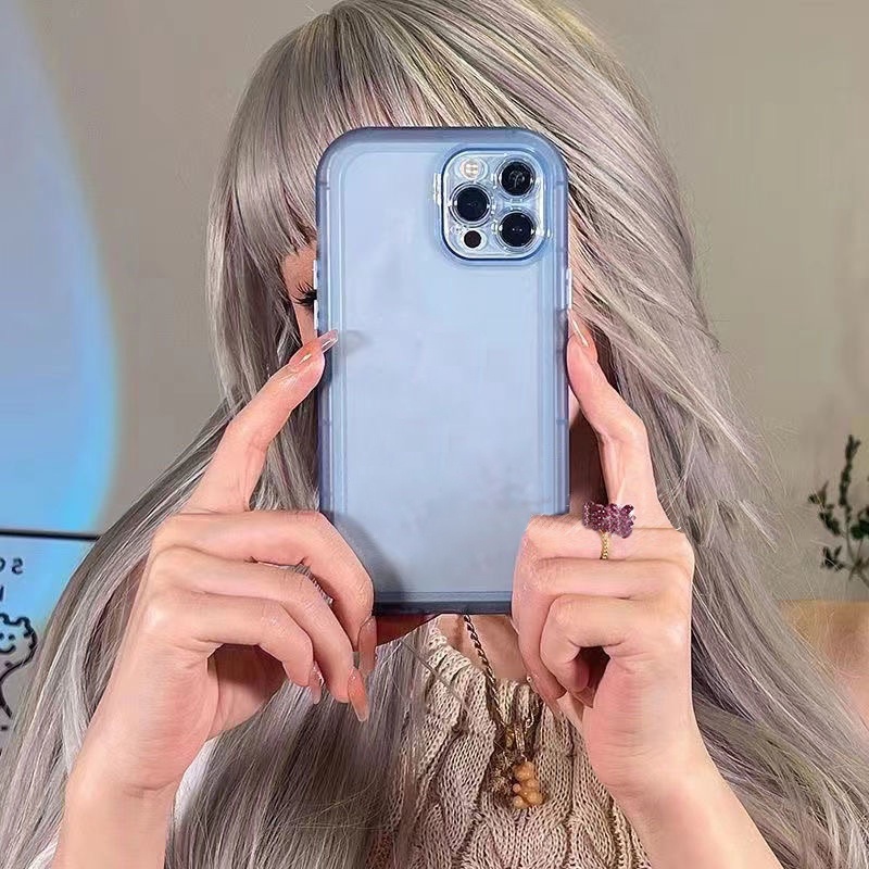 Ốp Điện Thoại TPU Dẻo Màu Kẹo Ngọt Chống Bụi Cổ Điển Cho IPhone 11 12 Pro MAX XR X XS MAX