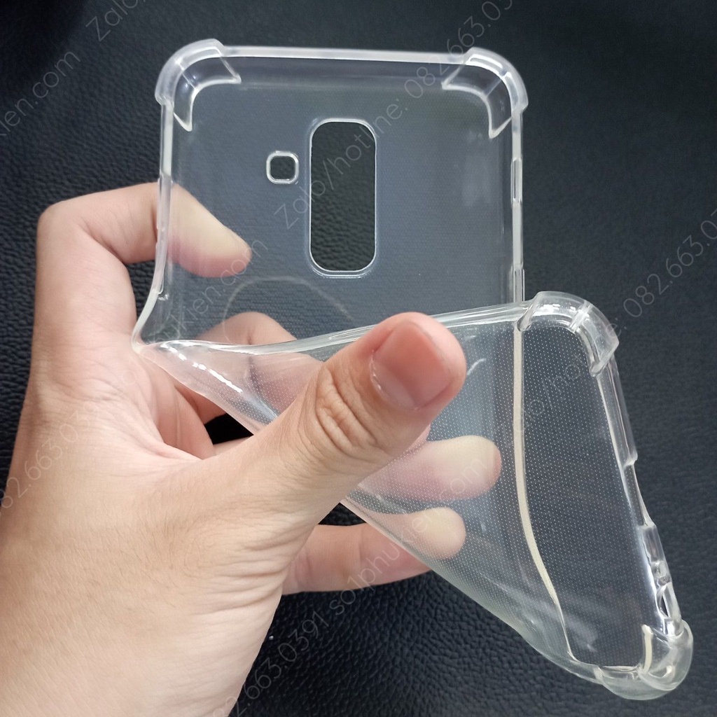 Ốp lưng Samsung A6+ (A6 Plus) / J8 2018 loại dẻo trong và loại chống sốc bền đẹp