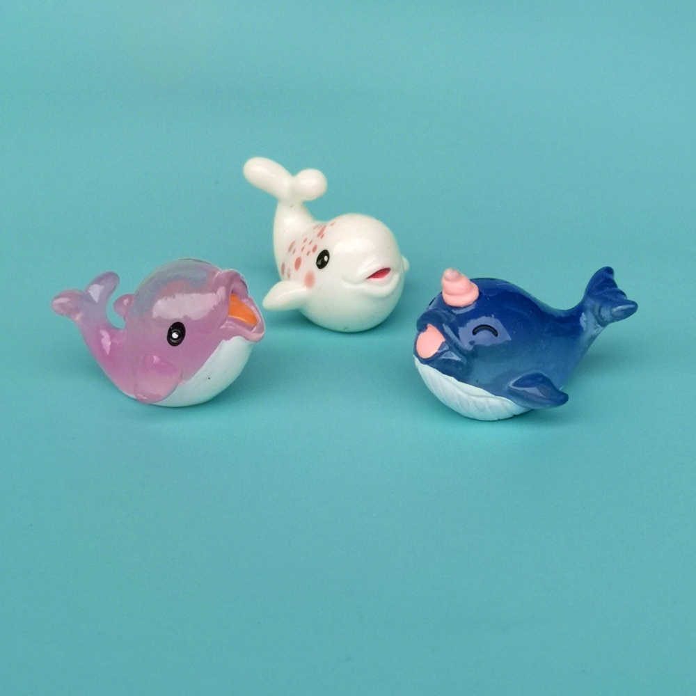 Set 10 Mô Hình Động Vật Biển Xinh Xắn Dùng Để Trang Trí