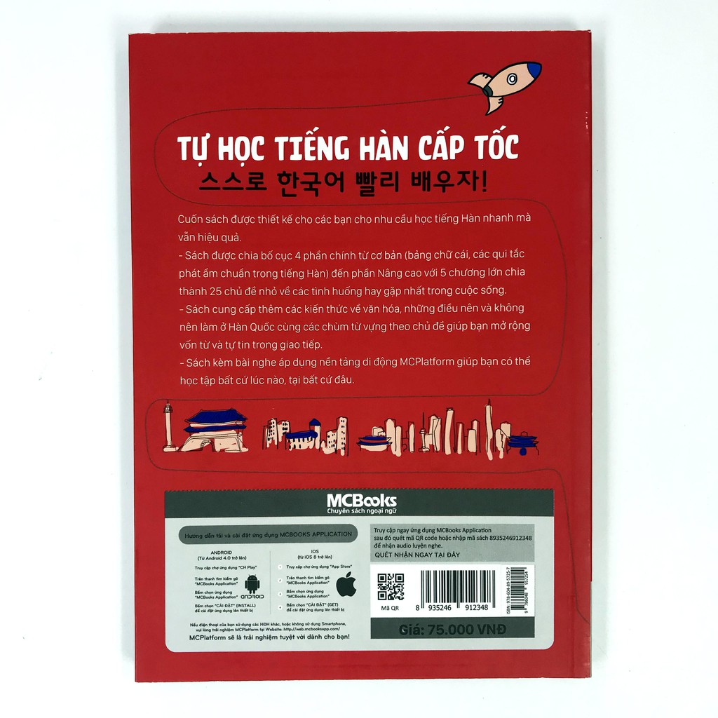 Sách - Tự học tiếng Hàn cấp tốc