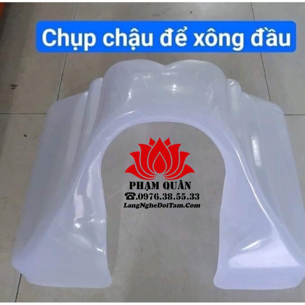 Chụp nhựa xông đầu, gội đầu dưỡng sinh