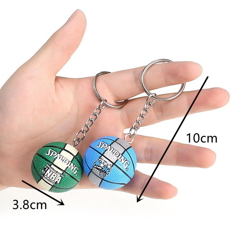 LANFY Móc Khóa Hình Quả Bóng Rổ Mini Dễ Thương