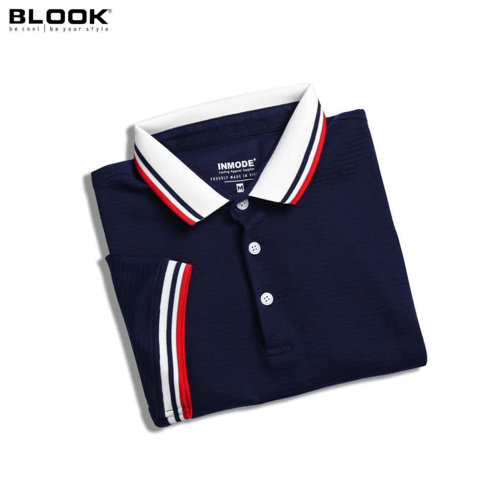 [Mã BMBAU50 giảm 7% đơn 99K] Áo polo slimfit nam BLOOK chất vải thun gân co giãn mềm mịn mã 35516 (HÌNH THẬT)