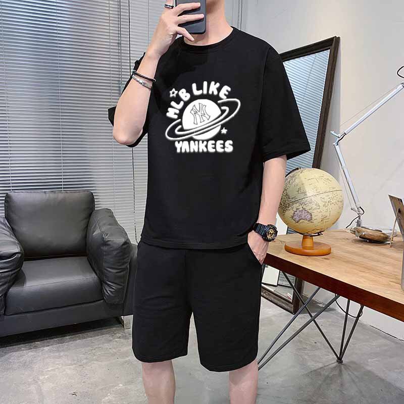 ✴ ÉP NHIỆT PHẢN QUANG ✴ Đồ Bộ Thể Thao Nam Nữ MLB mặc nhà đi chơi Chất Thun mát Co Giãn Tốt