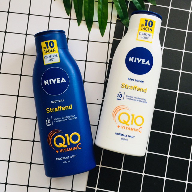Sữa dưỡng thể Nivea Q10 [Nội địa Đức] tạm biệt da khô, 400ml