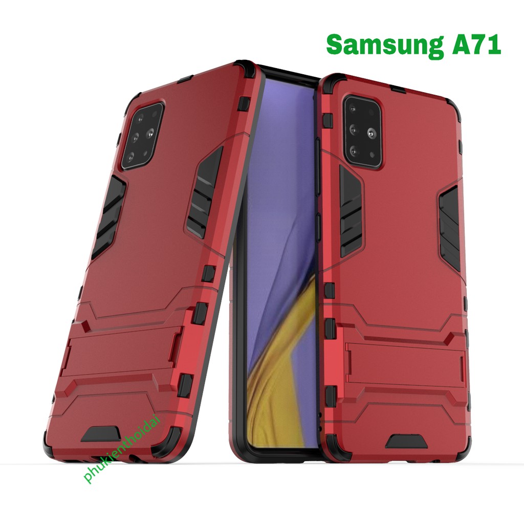 Ốp lưng Samsung A71 FREESHIP Từ 50k Iron Man chống sốc chống va đập mạnh cao cấp