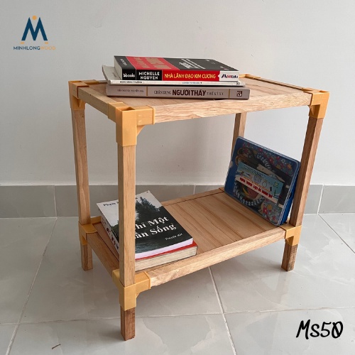 Kệ gỗ chữ nhật nhiều tầng Minhlongwood