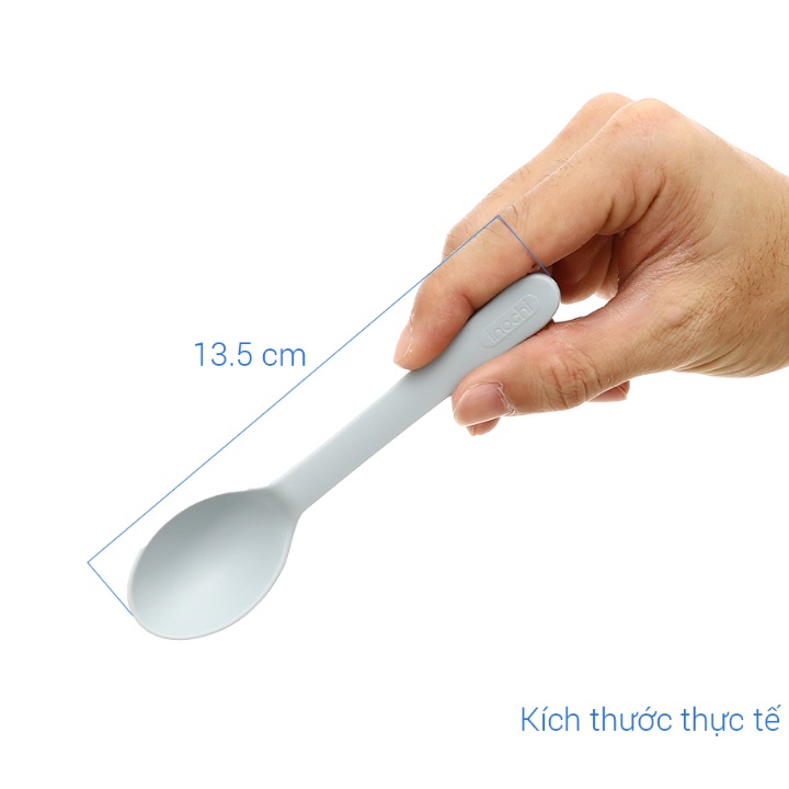 Muỗng thìa ăn dặm cho bé Inochi Amori Nhật Bản, thìa muỗng tập xúc ăn dặm, Ag+ kháng khuẩn, an toàn tuyệt đối Vapu HCM