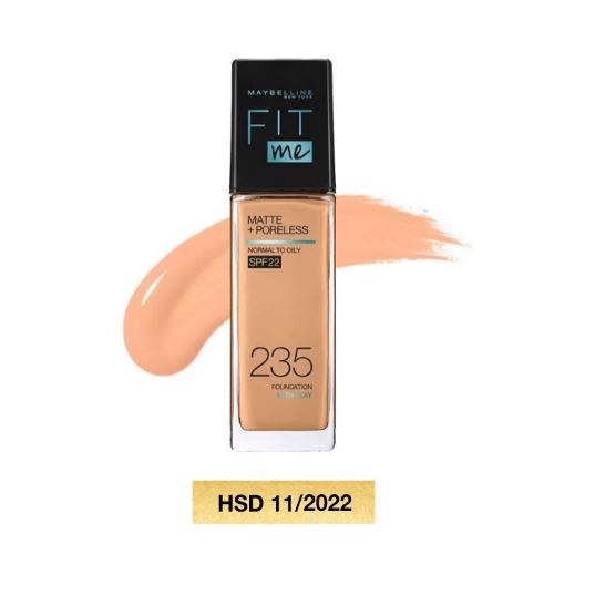 Kem Nền Mịn Lì Maybelline Fit Me Matte Poreless Foundation 30ml