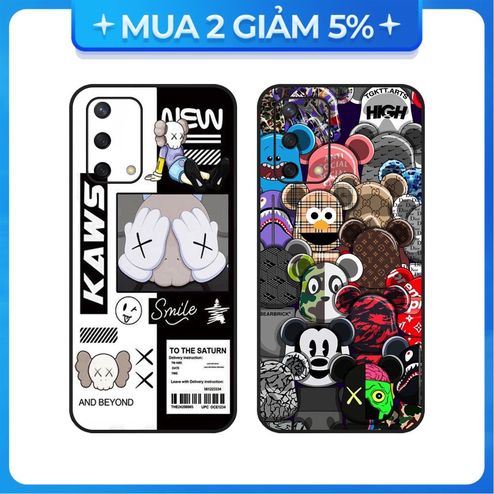 Ốp Lưng Cạnh Vuông Oppo A1K/A5S/A74/A54/....Viền Bảo Vệ Camera Hình K A Wbst1
