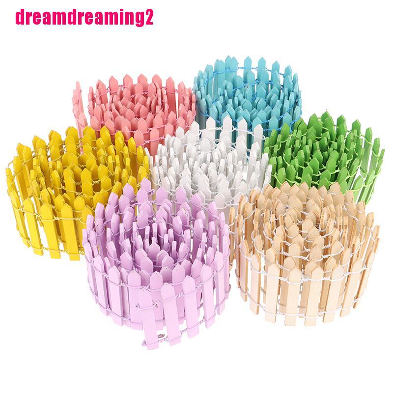 Mô Hình Hàng Rào Gỗ Mini Trang Trí Nhà Búp Bê