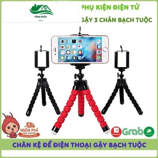 💕Siêu Tiện Dụng💕Tripod Bạch Tuộc 3 Chân Để Điện Thoại , Cầm Tay, Tặng Kèm Kẹp Điện Thoại Siêu Hot
