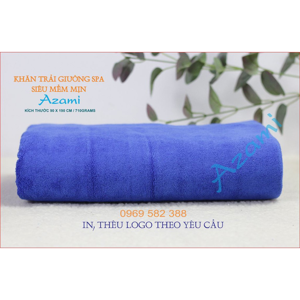 KHĂN TRẢI GIƯỜNG ĐA NĂNG 90X190CM 710GR DÙNG CHO SPA- SIÊU MỀM MỊN