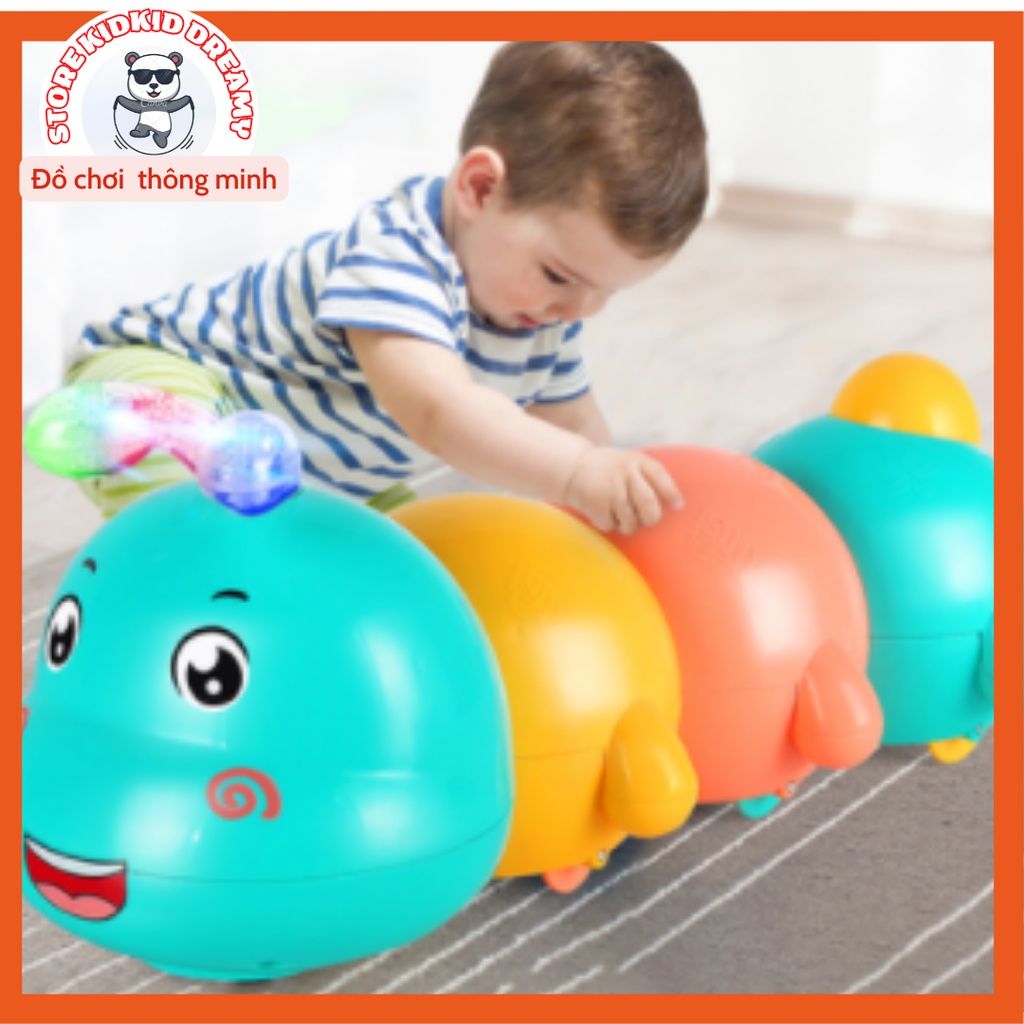 Đồ chơi sâu  tự nối nam châm có nhạc có đèn