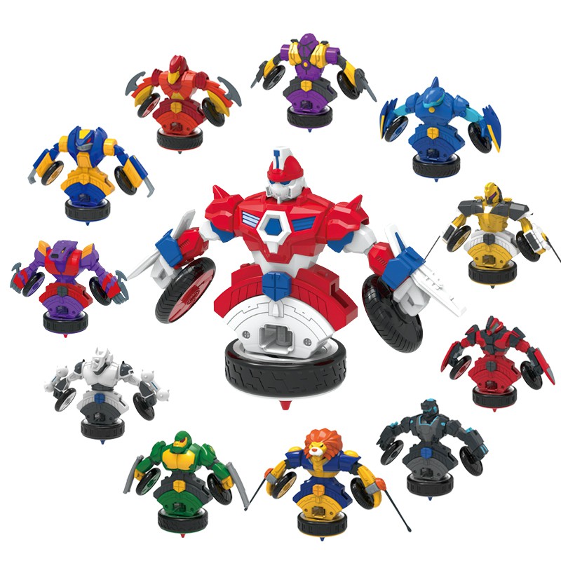 Con quay Võ thần Giáp Sĩ cỡ lớn - Gụ quay võ thần Beyblade - Con quay biến hình - Robot biến hình