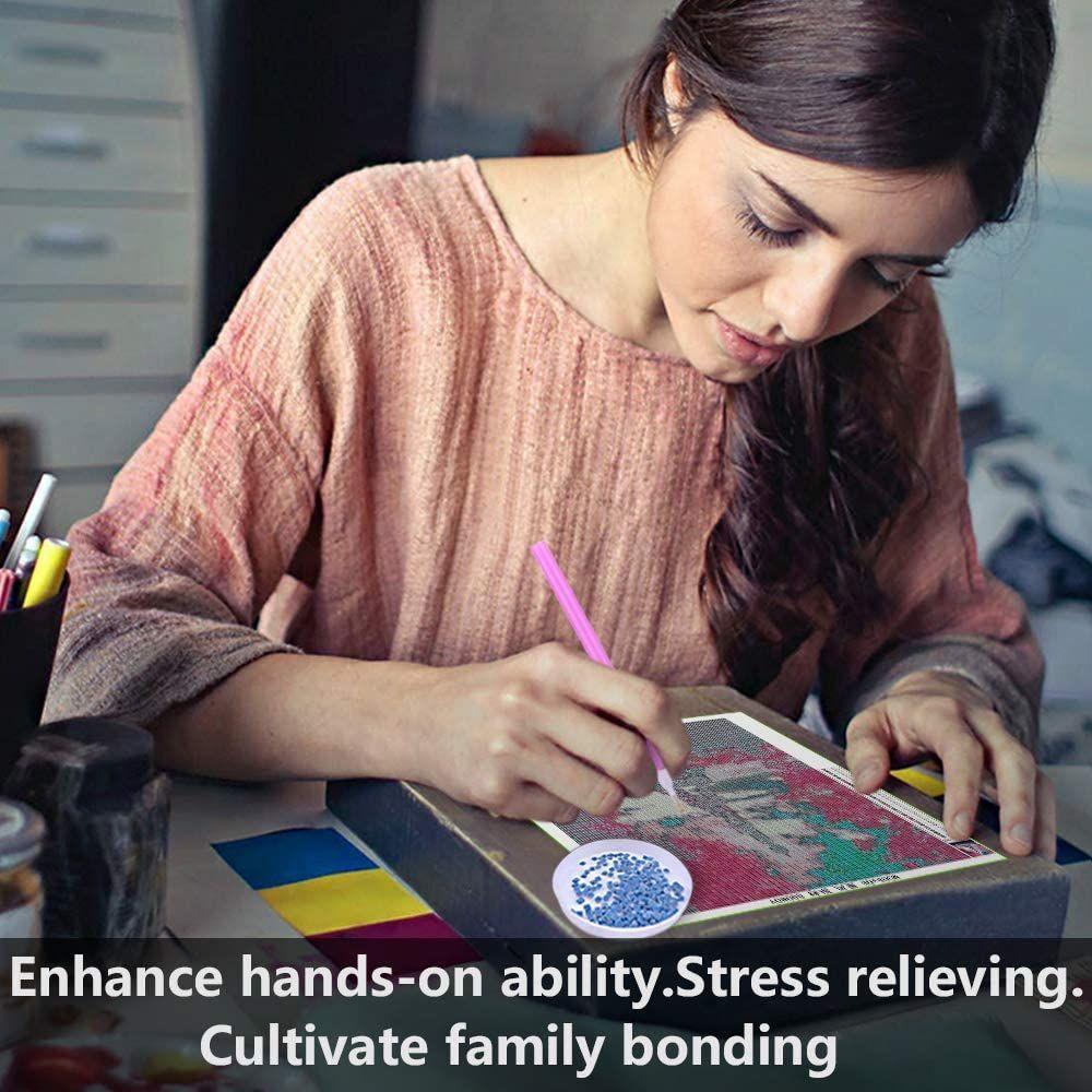 Tranh Vẽ Trang Trí Toàn Diện 5D|Tranh Thêu Trang Trí Xinh Xắn Chất Lượng