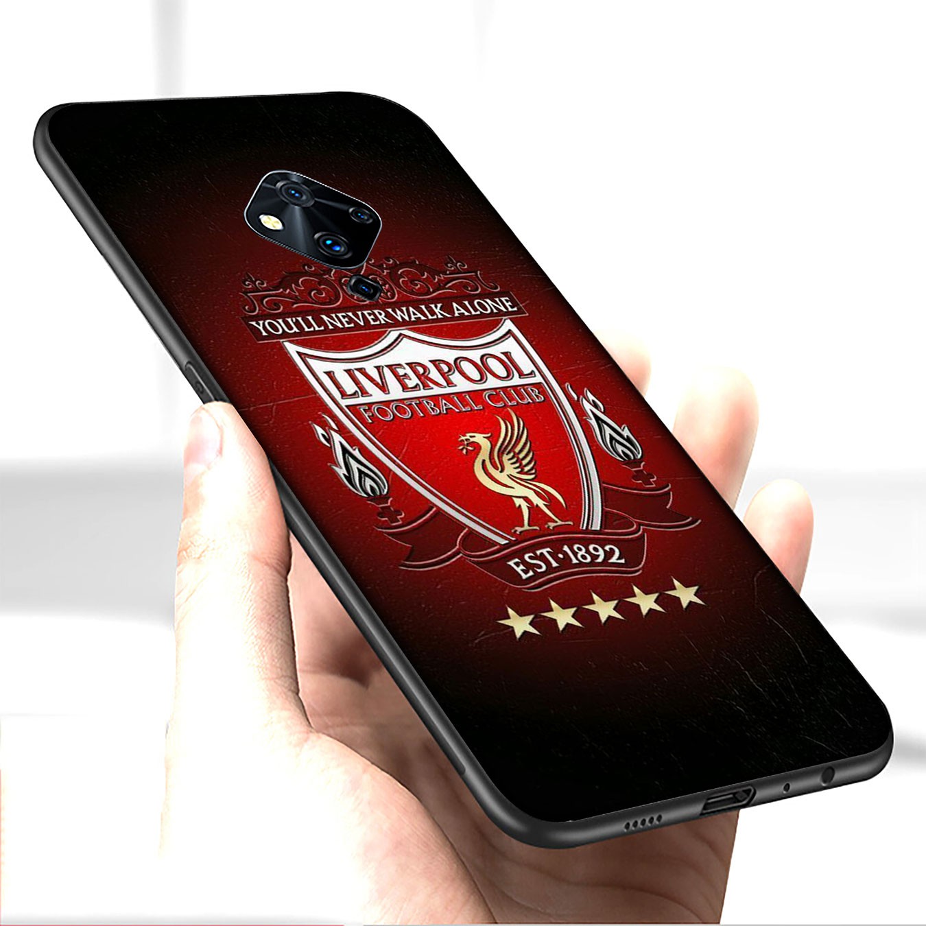 Samsung Galaxy S21 Ultra S8 Plus F62 M62 A2 A32 A52 A72 S21+ S8+ S21Plus Casing Soft Silicone Liverpool Football logo Phone Case