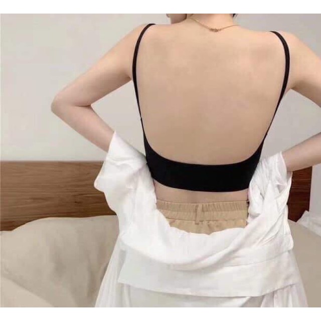 ÁO BRA KHOÉT SÂU HỞ LƯNG CÓ ĐỆM NGỰC | BigBuy360 - bigbuy360.vn