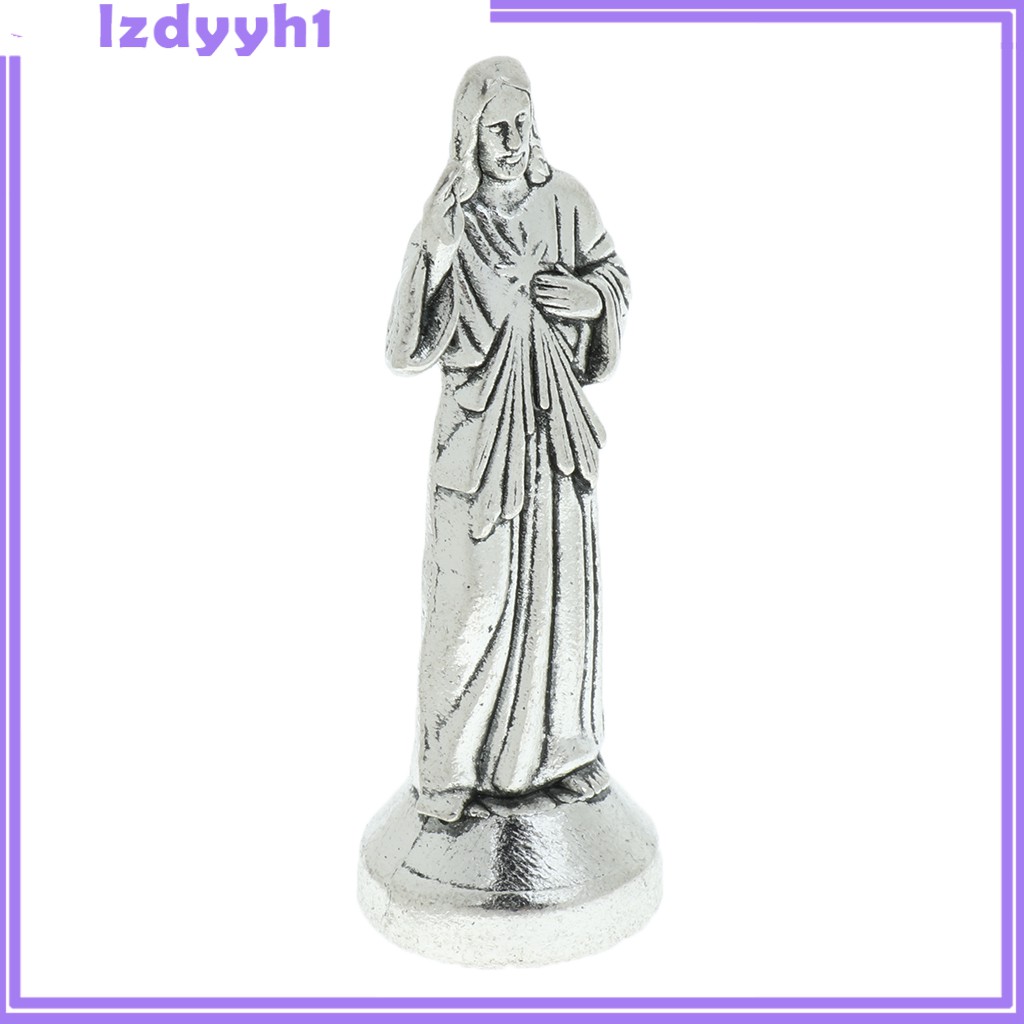 Mô Hình Tượng Chúa Jesus Bằng Hợp Kim Kích Thước 5cm / 7cm