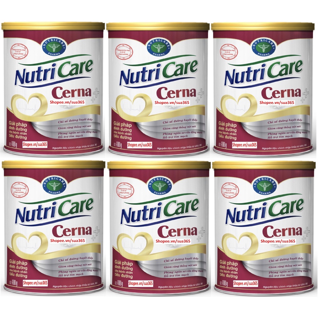 Sữa Nutricare Cerna_400g - Sữa Tiểu Đường - Date Luôn Mới