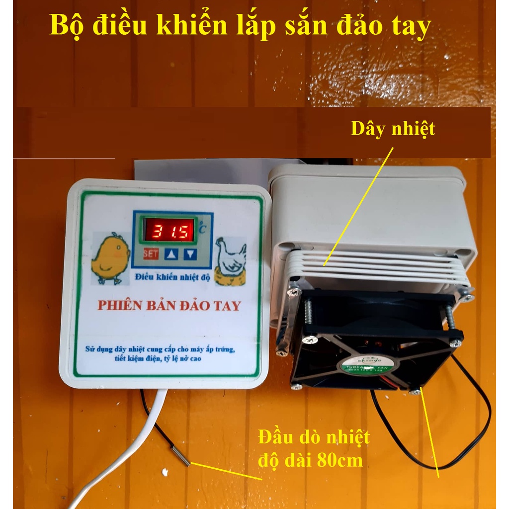 Máy ấp trứng mini - Bộ điều khiển lắp sẵn