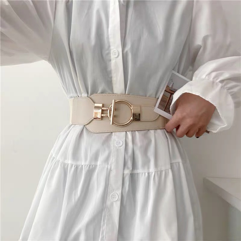 Đai váy xiên to Đai thắt váy sơ mi khóa tròn vintage hàng loại 1 đảm bảo chất lượng