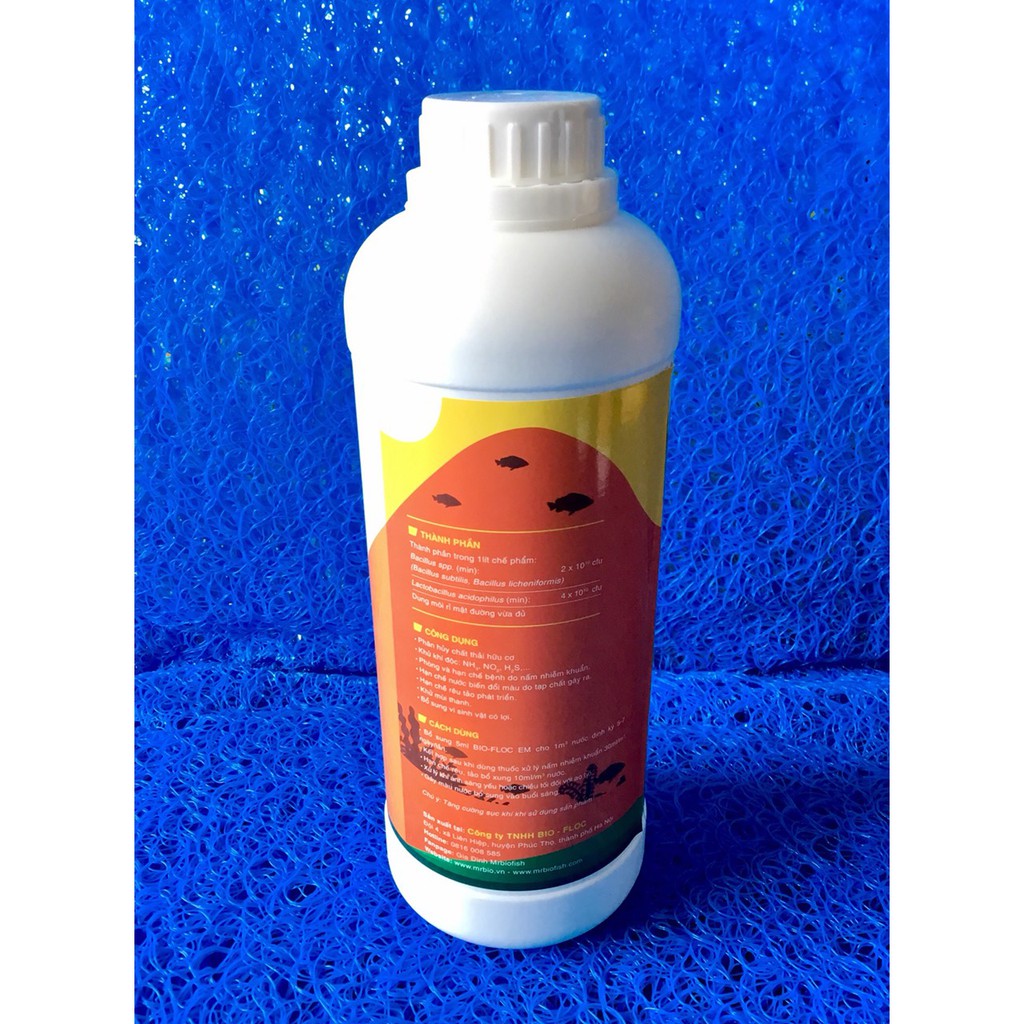 Chế Phẩm Men Vi Sinh Cho Hồ Cá Koi BIO FLOC EM MR BIOFISH 1000ml