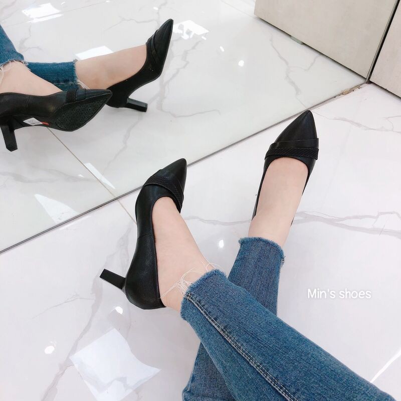 Min's Shoes - Giày cao gót da nhập khẩu V209