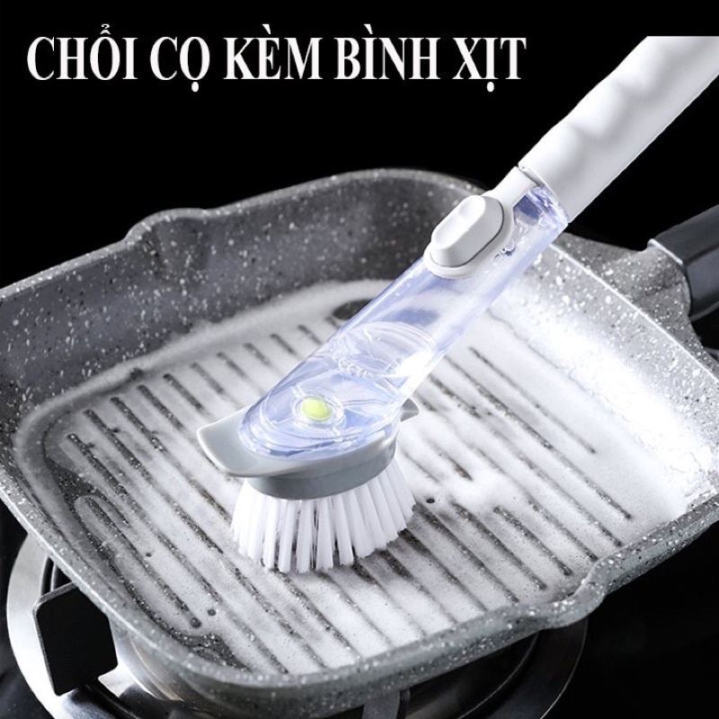 Bàn Chải Cọ Rửa Xoong Nồi Bát Đĩa Thông Minh