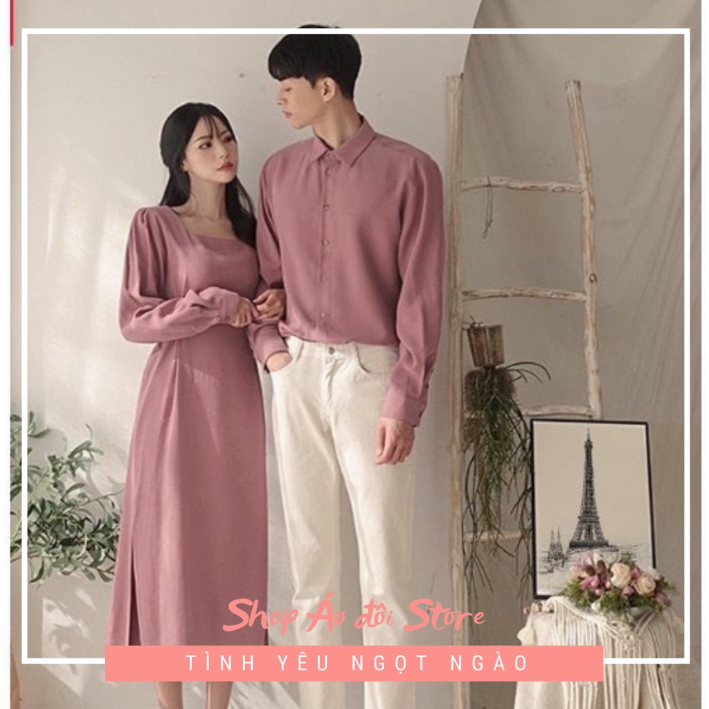 Đồ đôi nam nữ dễ thương, chất đẹp để chụp hình cưới, đi du lịch