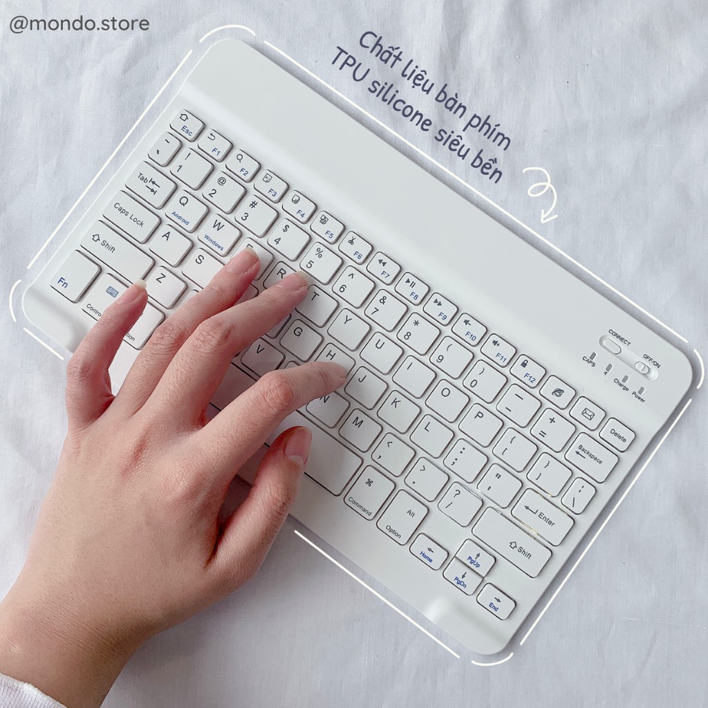 Bao Da iPad Cao Cấp Kèm Bàn Phím Bluetooth Chính Hãng