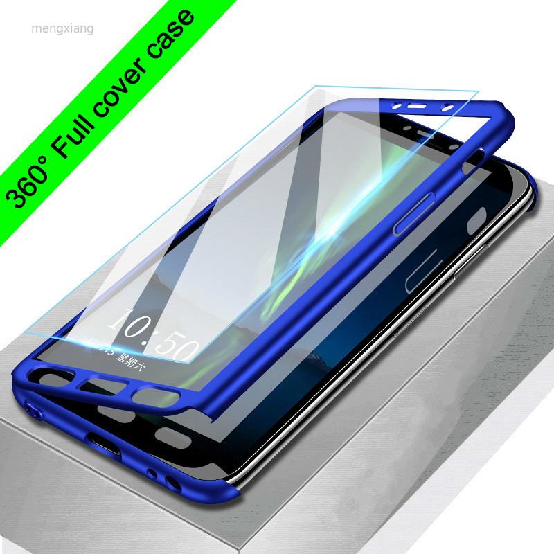 Ốp điện thoại bảo vệ toàn diện 360 độ cho samsung galaxy s6 s7 edge note 8 9 5-10