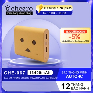 Pin Sạc Dự Phòng Cheero Power Plus 3 Danboard CHE-067 13400mAh – Hàng Chính Hãng