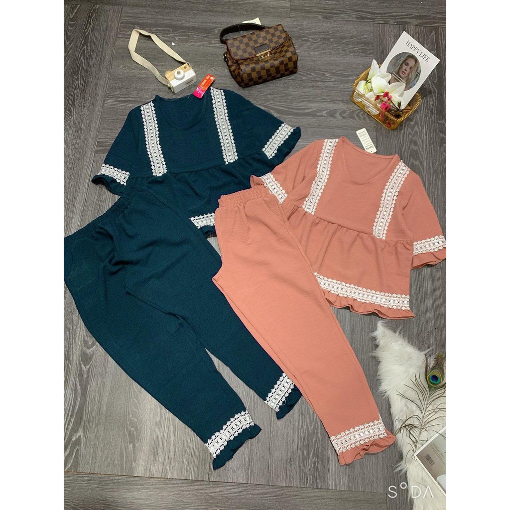 SET BỘ THỜI TRANG ĐŨI BABYDOLL MẶC NHÀ-(MX205)