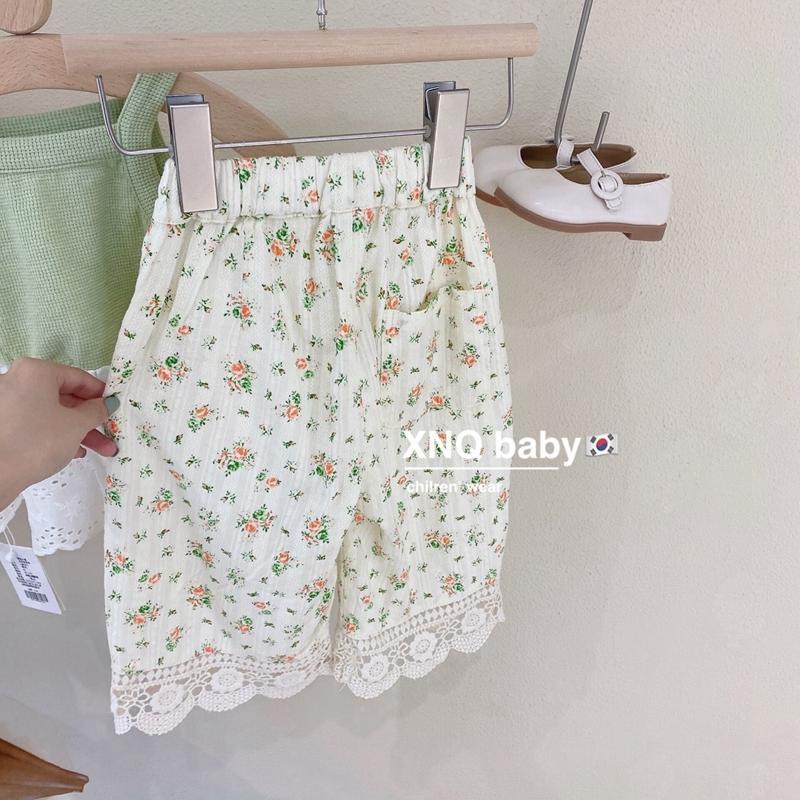 Bộ Áo Hai Dây + Quần Dài Bằng Cotton Dáng Rộng Thoải Mái In Họa Tiết Hoa Dễ Thương Thời Trang Mùa Hè Dành Cho Bé Gái