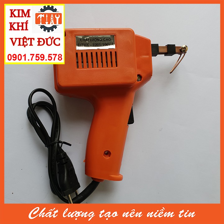 Mỏ hàn xung tặng 2 cuộn thiếc và Nhựa thông