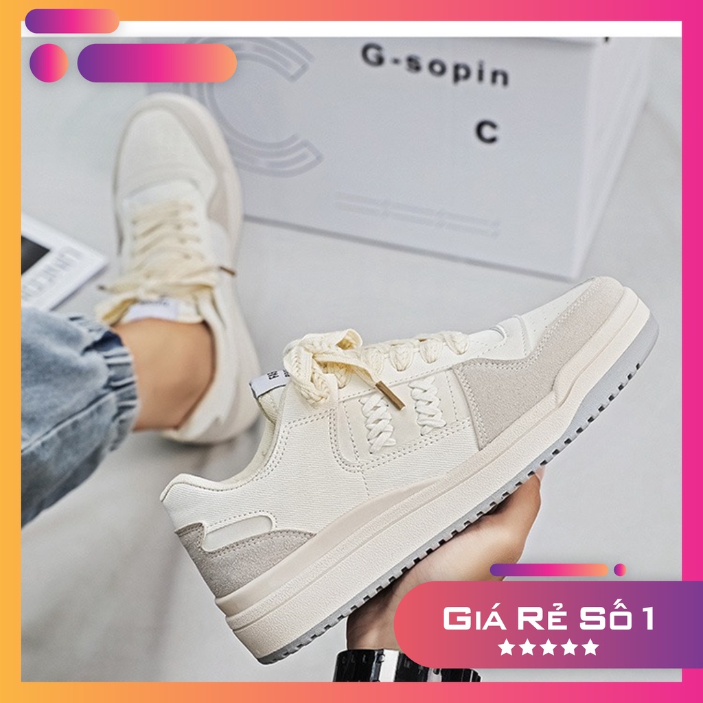 Giày Sneaker Da Lộn Hàng Chất , Sneaker Nam 2 màu Hot 2022 - G02