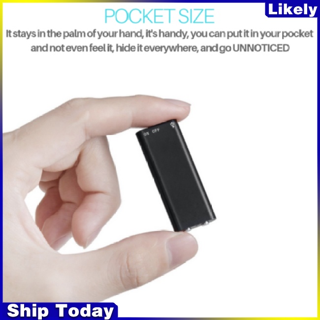 Máy Ghi Âm Mini 96 Giờ 8GB Chuyên Dụng