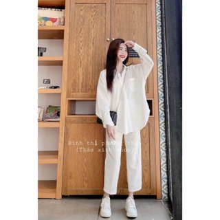 Áo sơ mi siêu hot chất liệu thô lụa