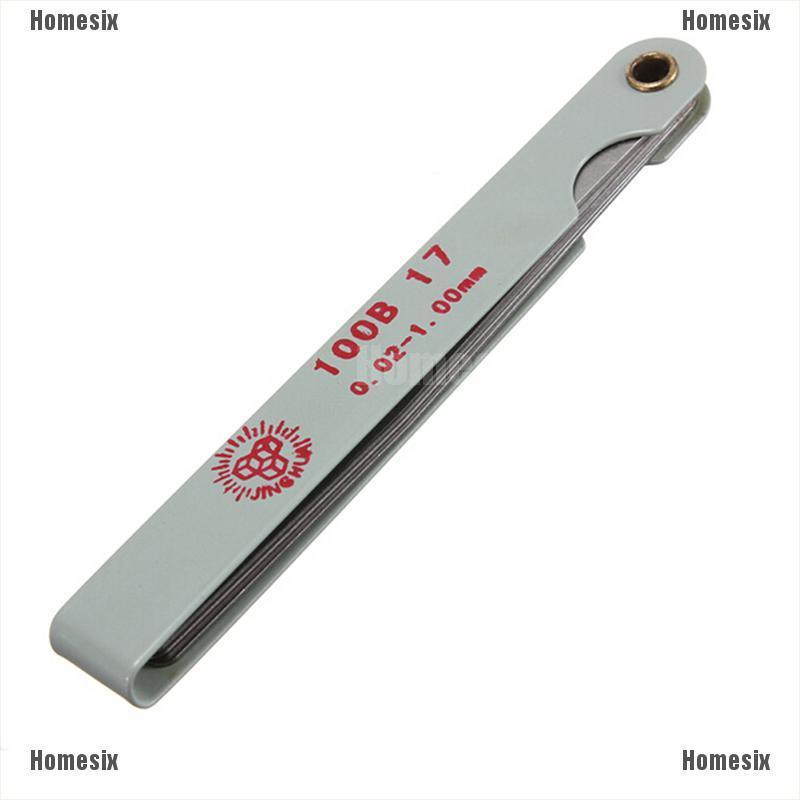 [zHMSI] Useful Metric Feeler Gauge Gap Filler Thickness Measurement Tool 17 tools Hot TYU