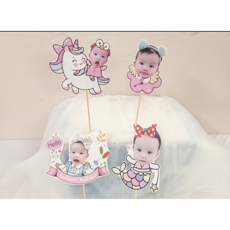 Chibi cắm bánh- Chibi sinh nhật giá rẻ cho bé
