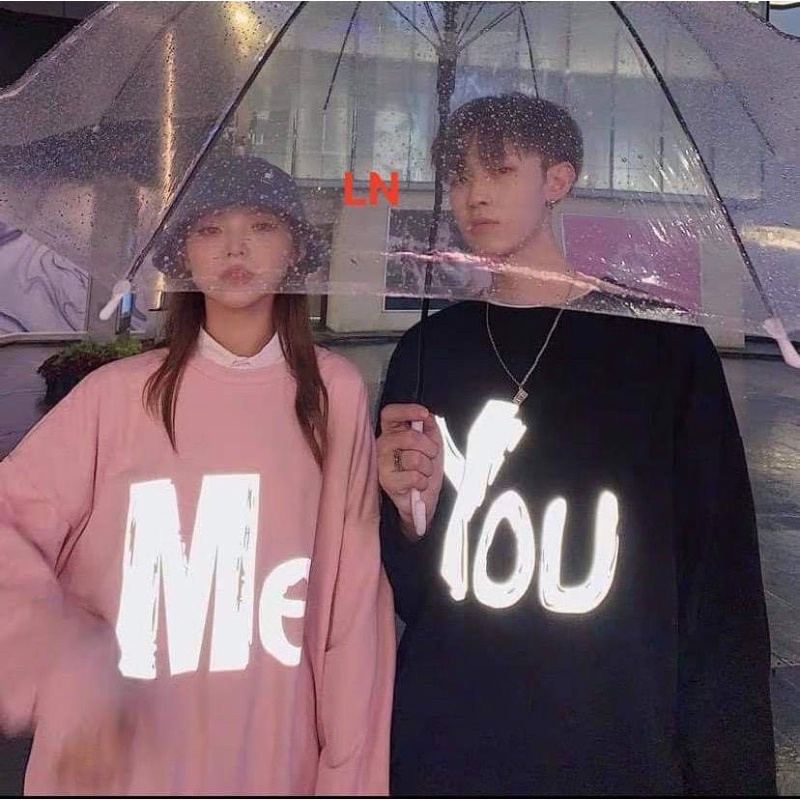 Áo Sweater You Me chất nỉ ngoại TH6