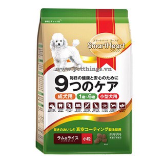 Thức Ăn Hạt Khô Smartheart Gold Small 1kg Cho Giống Chó Nhỏ Đã Trưởng Thành