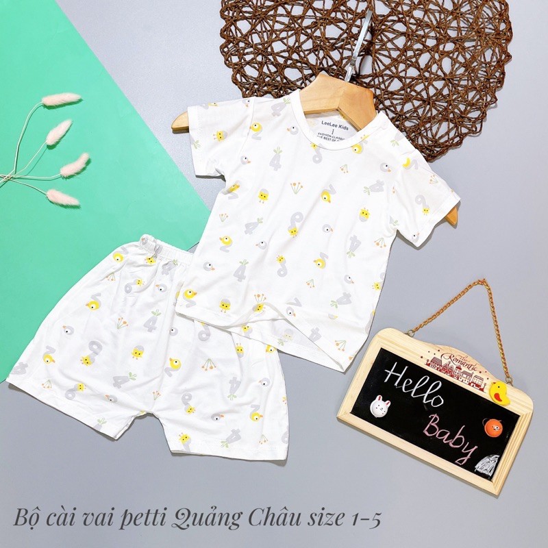 Bộ Thun Lạnh LeeLee Kids (Chất Petit) siêu mát cho bé